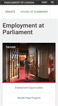 Mobile Screenshot of jobs-emplois.parl.gc.ca